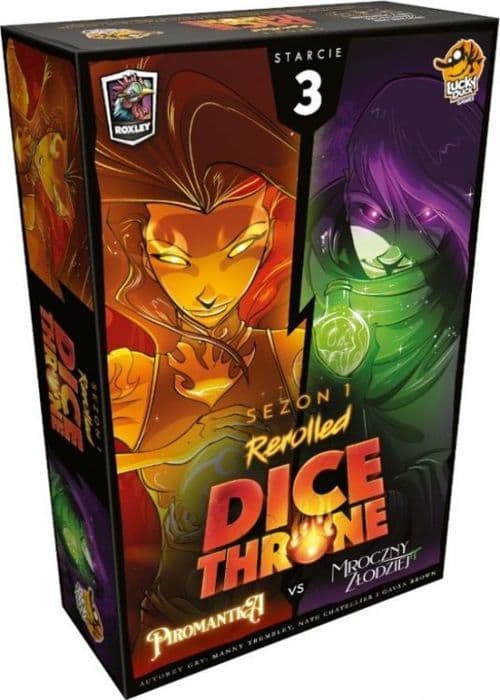 Lyckliga anka - TOYDUCK DICET3 - Dice Throne: Clash 3 - Pyromant mot Mörk Tjuv