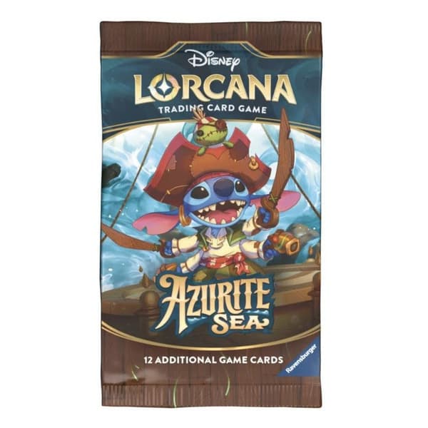 Ravensburger Disney Lorcana TCG: Azurite Sea Single Booster Pack