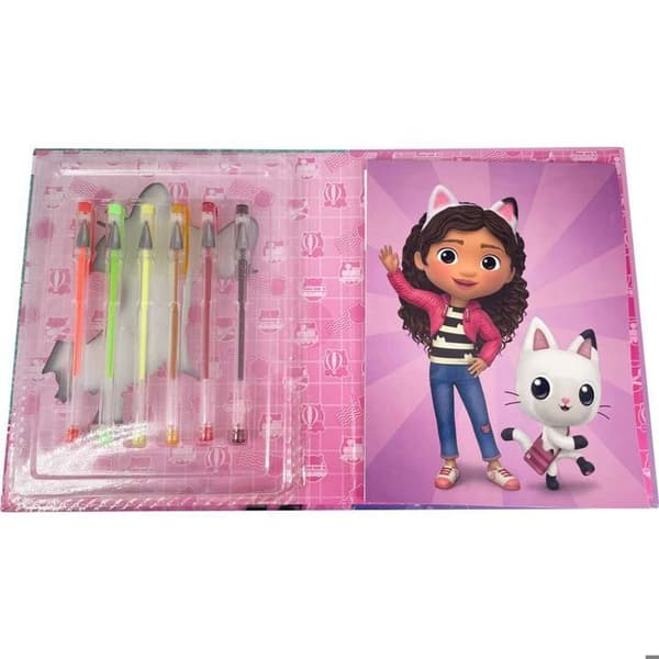 Anteckningsblock och gelpennor Kids Licensing Gabbys Dollhouse