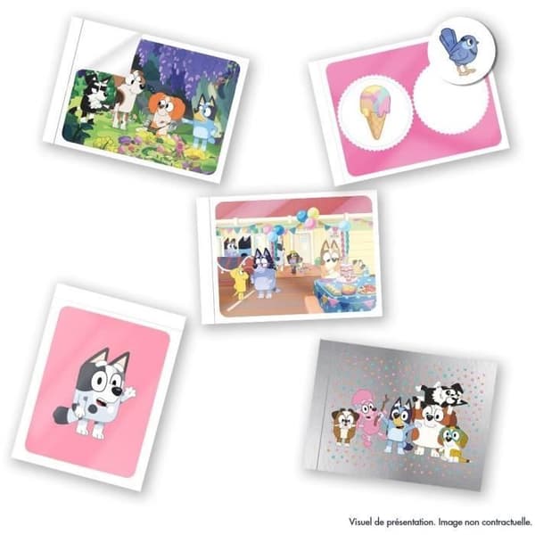 Klistermärken - PANINI - Bluey 2 - Blisterförpackning med 7 fickor