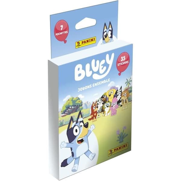 Klistermärken - PANINI - Bluey 2 - Blisterförpackning med 7 fickor