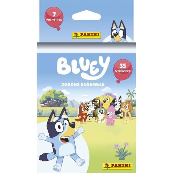 Klistermärken - PANINI - Bluey 2 - Blisterförpackning med 7 fickor