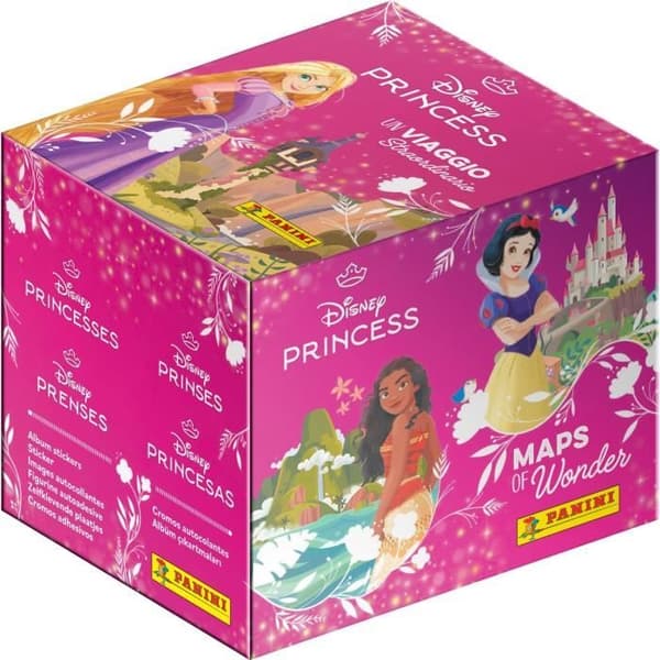 Klistermärken - PANINI - Disney Princess 2025 - Kartong med 36 fickor - 180 klistermärken