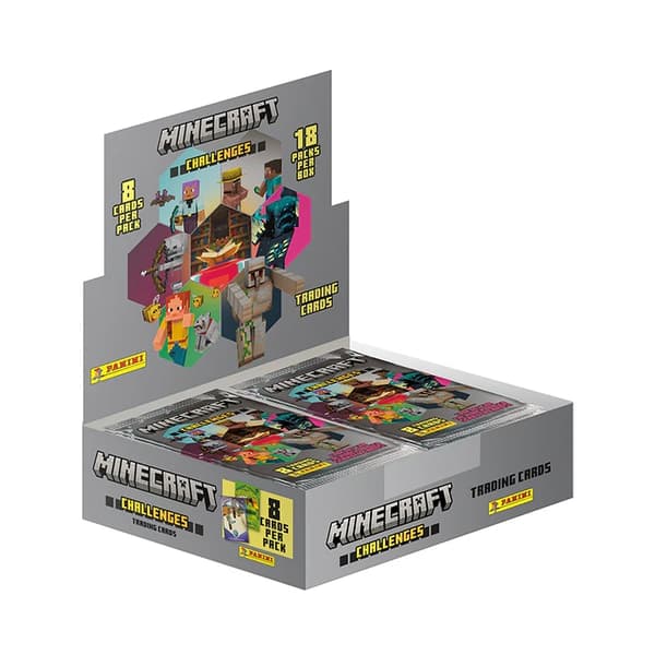 Minecraft Trading Cards Booster Challenges Hel kasse 18 pakker | CDON