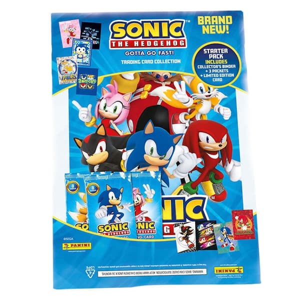 Sonic The Hedgehog Trading Cards Starter Pack Gotta Go Fast