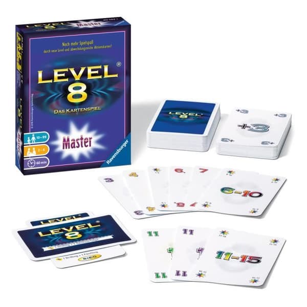 Ravensburger Level 8, Kill Game Card, 10 år, 60 min, Box, 120 st.