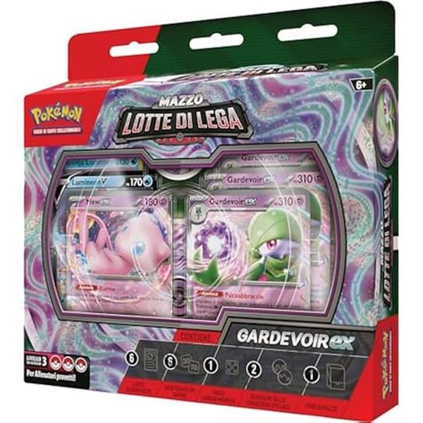 Pokémon kortspel - Lotte-däck från Gardevoir-ex-ligan - Italienska