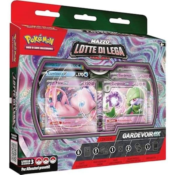Pokémon kortspel - Lotte-däck från Gardevoir-ex-ligan - Italienska