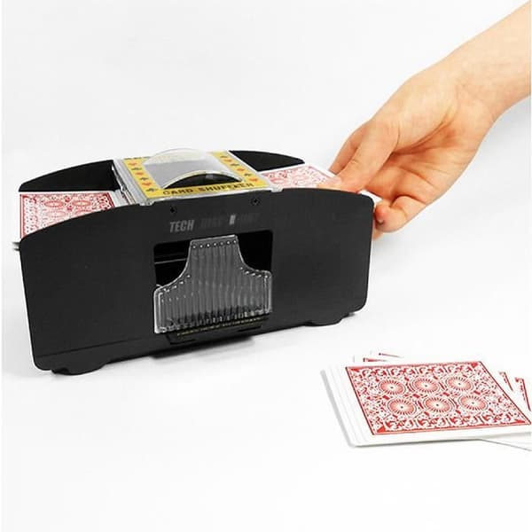Automatisk kortblandare poker blackjack manuell elektrisk dealer kasino spelutrustning distributör