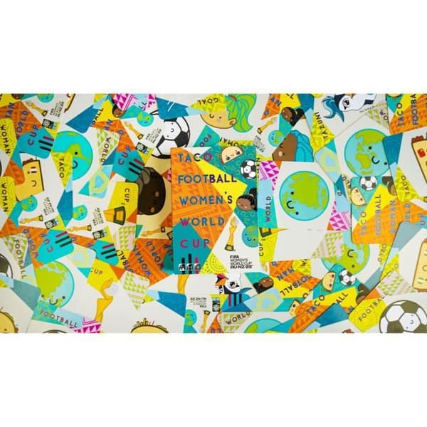 Taco Football Women's World Cup - Festspel - BLÅ ORANGE - Hastighet och observation - Från 8 år