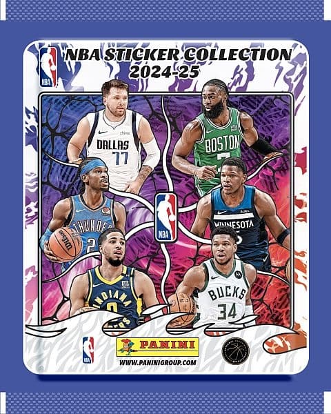 NBA 2024/25 Sticker Booster Hel Box 50 paket