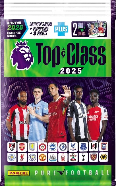 Top Class 2025 Premier League Starter Pack Fotbollsbilder