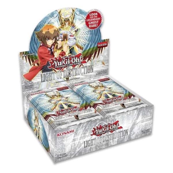 Yu-Gi-Oh! Light of Destruction Booster Hel kasse med 24 pakker