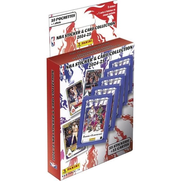 Blisterförpackning - PANINI - NBA US basketball 2024/25 - 10 fickor