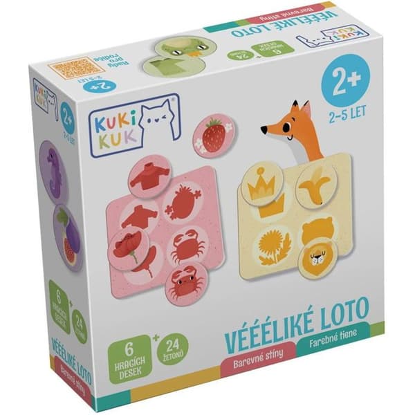 KukiKuk Véééliké lotto Färgade skuggor
