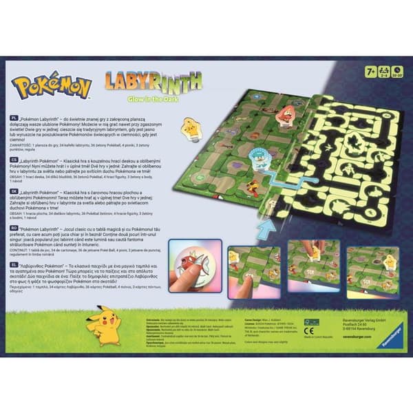 Ravensburger 228393 Labyrinter Pokémon Nattutgåvan