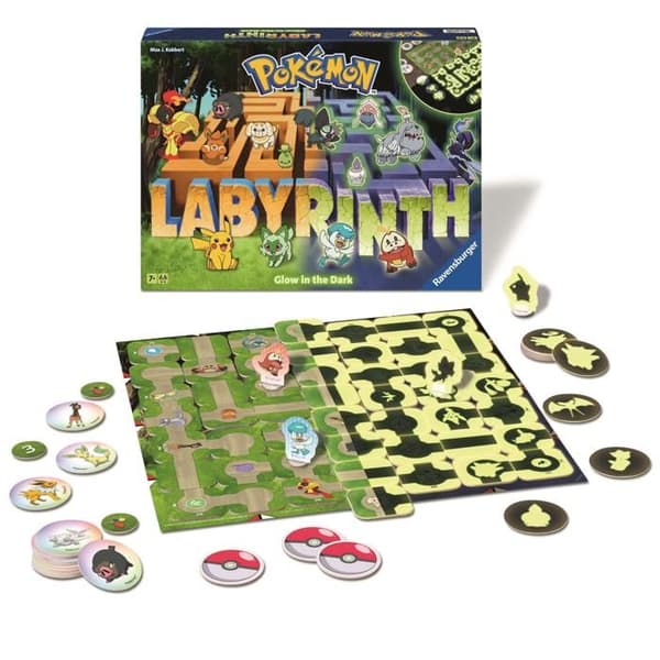Ravensburger 228393 Labyrinter Pokémon Nattutgåvan