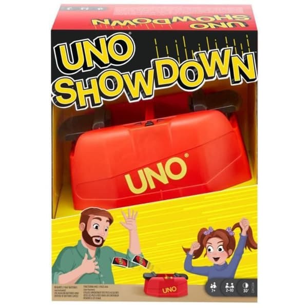 UNO Showdown-kortspel - MATTEL - Röd - 7 år och uppåt - Inomhus - 2 eller fler spelare - 10 min
