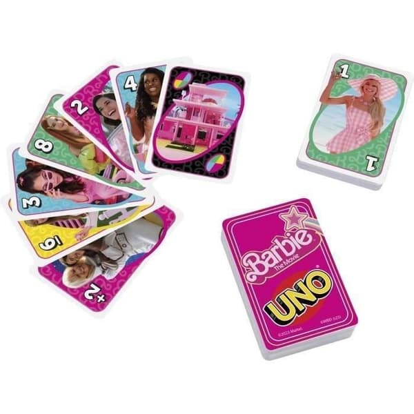 UNO BARBIE THE MOVIE kortspel - BARBIE - För hela familjen - 7 år och uppåt