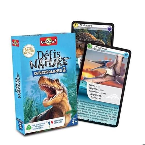 Bioviva Spelkort Utmaningar Natur Dinosaurier 2 version 2022