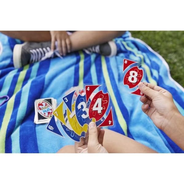 Mattel Games - UNO H20 TO GO - Uno Sport Card Game - Familjekortspel - från 7 år och uppåt - P1703 - Mattel uno P170 kortspel