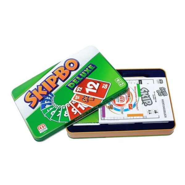 Brädspel - MATTEL - SKIP BO Deluxe - Blandat - Grönt - Från 7 år