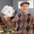 Miniatyrbild 2 av 6: Relaxdays Jumbo Pokerkort 54 Vattentäta XXL Plast Spelkort Flerfärgade 18 x 13 cm 10023627