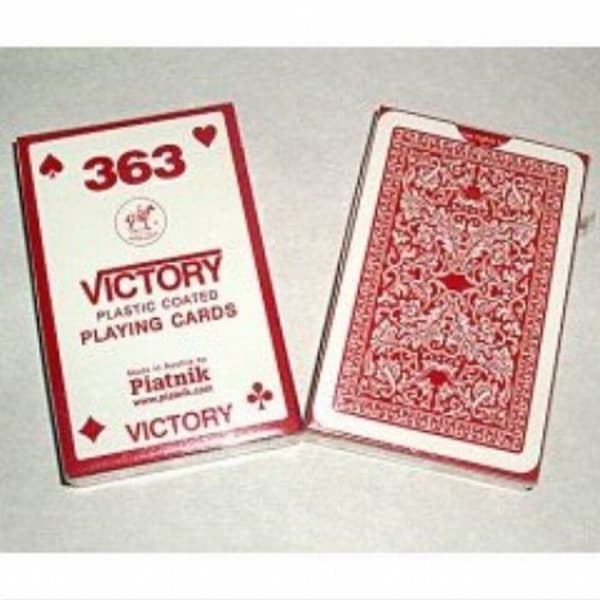 Spelkort - spelkorthållare - Piatnik spelkort förvaringsbok - 1313 - Victory