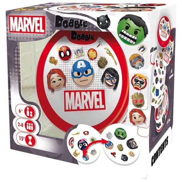Zygomatic - DOBMAR01ES - Dobble - Marvel Emoji [Amazon Exclusive]