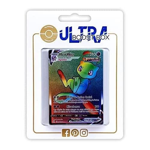 MEW VMAX 268-264 SECRET RAINBOW FUSION FIST - MYBOOST