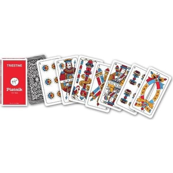 PIATNIK - SCOPA TRIESTINE kortspel - Flerfärgad