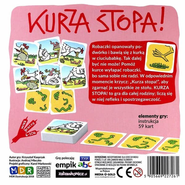 Spelkort - kortinnehavare - spelkortsbok Mdr - 318043 - Kycklingben