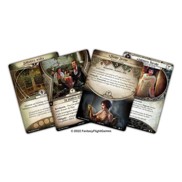 Fantasy flygspel - AHC68ES - Arkham Horror LCG - The Path of Carcosa exp. Kampanj - Kortspel på spanska