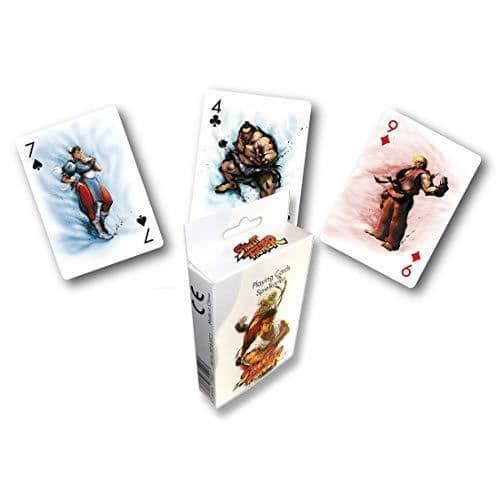 Street Fighter Card Game - Sakami Merchandise - 54 kort för poker och andra spel