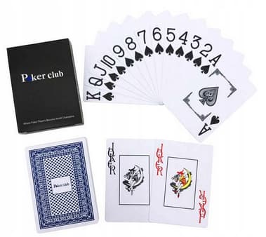 2X SPELKORT 100% plast pokerset poker