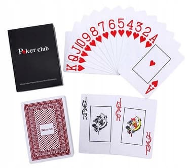 2X SPELKORT 100% plast pokerset poker