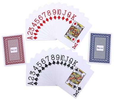2X SPELKORT 100% plast pokerset poker