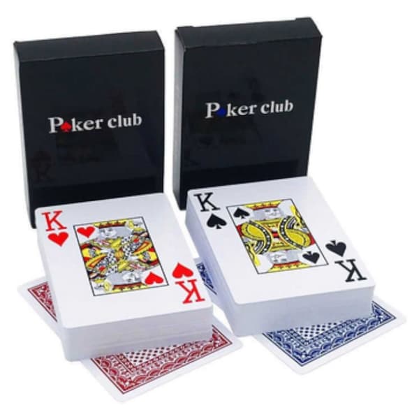 2X SPELKORT 100% plast pokerset poker