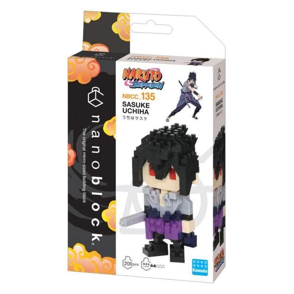 Spel med tegelstenar och block - NANOBLOCK - NAN22422 - Sasuke Uchiha - Unisex - Från 12 år