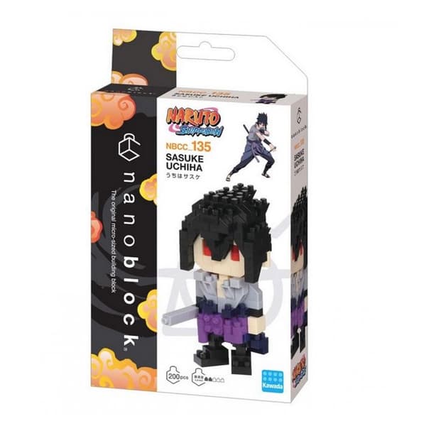 Spel med tegelstenar och block - NANOBLOCK - NAN22422 - Sasuke Uchiha - Unisex - Från 12 år