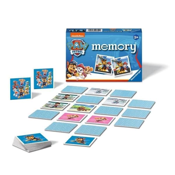 PAW PATROL Memory - Klassiskt pedagogiskt spel - Memory-spel - Ravensburger - Från 3 år