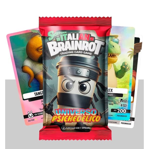 Italian Skifidol Italian Brainrot Universo Psichedelico assorted Envelope 7 Collectable cards