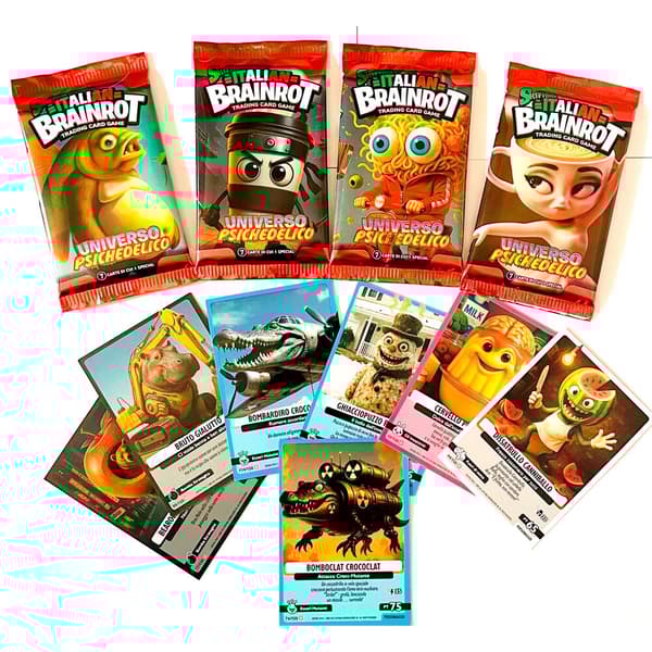 Italian Skifidol Italian Brainrot Universo Psichedelico assorted Envelope 7 Collectable cards