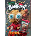 Miniatyrbilde 1 av 2: Italian Skifidol Italian Brainrot Universo Psichedelico Album + Pack of 7 collectible cards