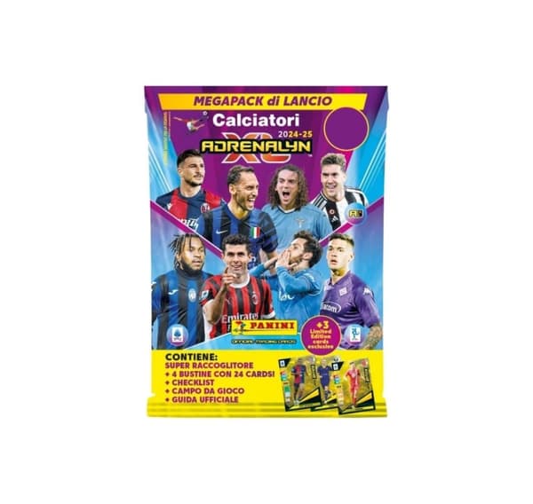 Panini fodboldkort Italian League 2025 Mega Starter Sæt