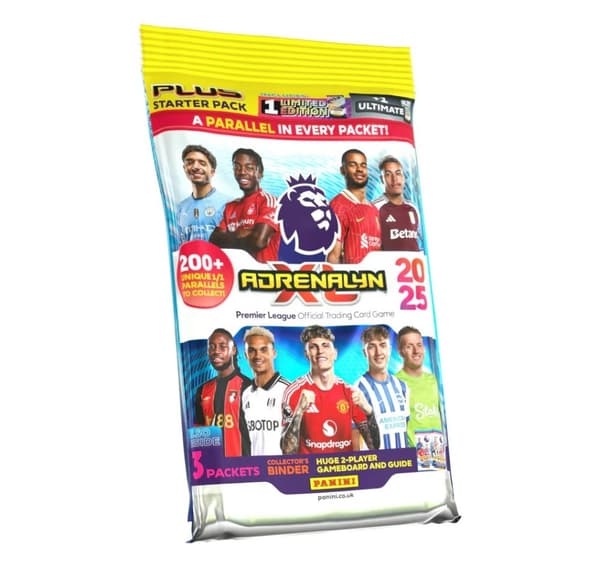 Panini fotbollskort Adrenalyn XL Plus Premier League 2025 Starter Set