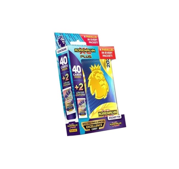 Panini fotbollskort Adrenalyn XL Plus Premier League 2025 Mini Can