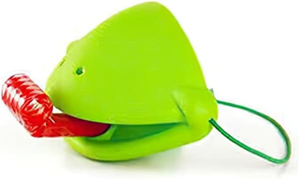 OBOSOE Frog Battle Blowing Game - 2 spelare tunga utmaning mask leksak för barn och familj roligt