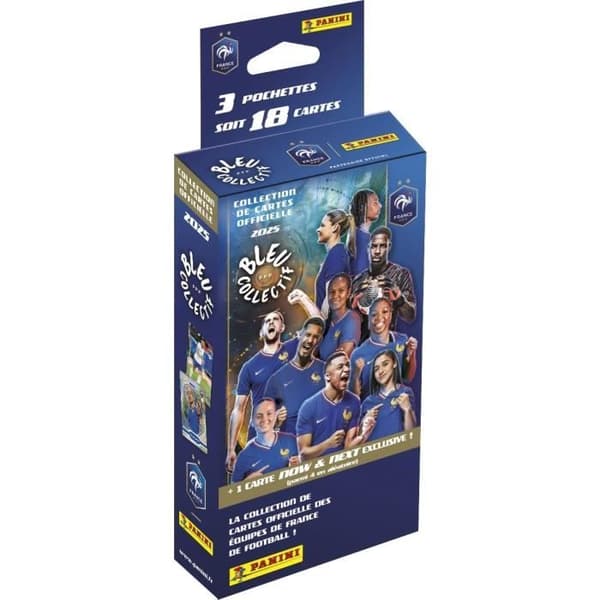 Blister - PANINI - FOTBOLLSFÖRBUNDET 2025 TC - 3 fodral + 1 gratis - 24 kort