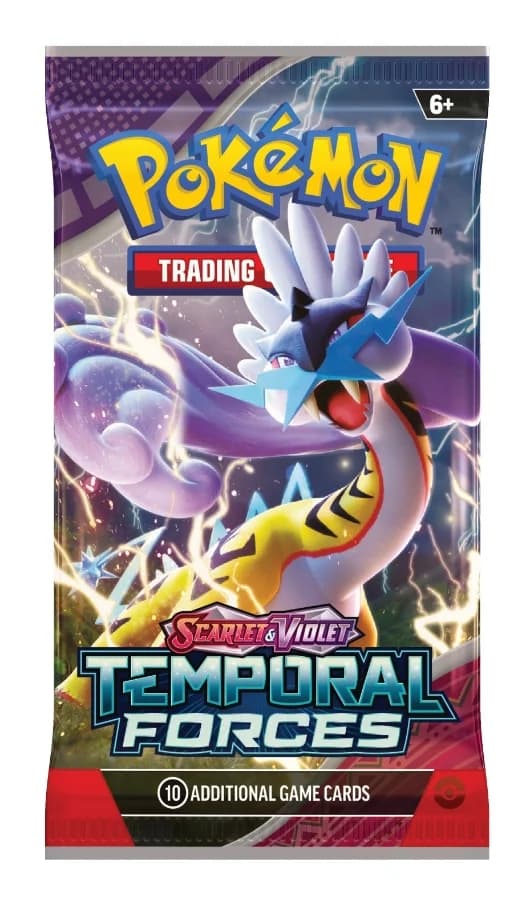 Pokemon Booster Box Half-size Temporal Forces 18 paket
